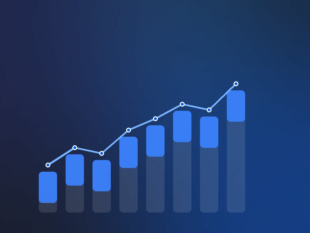 Adgrowth performance analytics dashboard showing month-over-month revenue growth